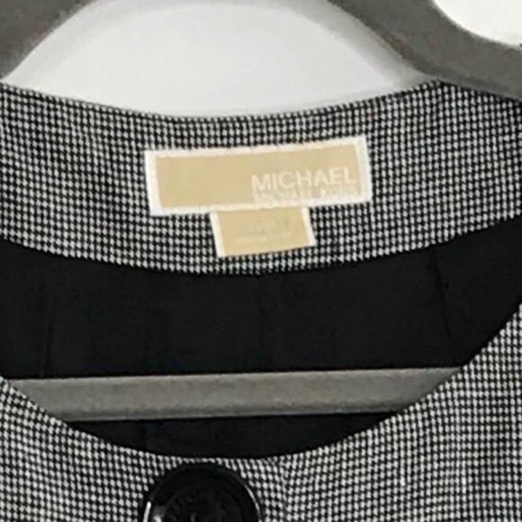 Michael Kors blazer XS jacket black white plaid - Picture 6 of 6